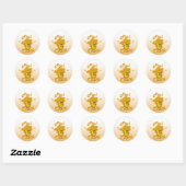 Pool Chick #10 Ronde Sticker (Vel)