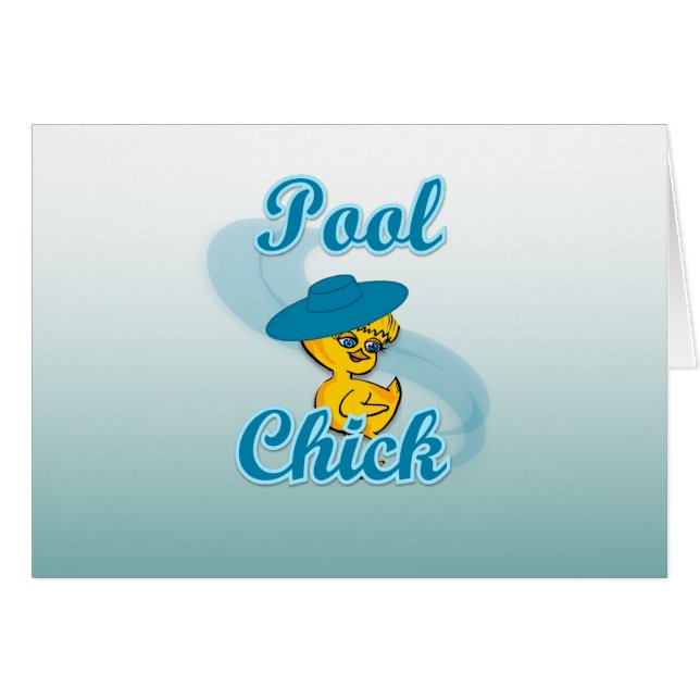 Pool Chick #3 (Voorkant Horizontaal)