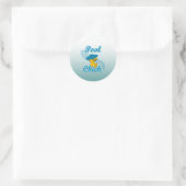 Pool Chick #3 Ronde Sticker (Tas)