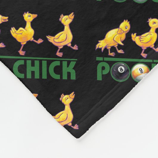 Pool Chick Fleece Deken (Hoek)