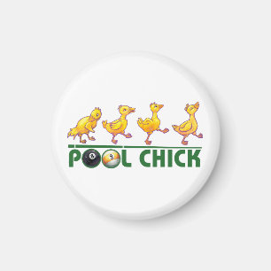 Pool Chick Magneet