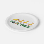 Pool Chick Papieren Bordje (Gekanteld)