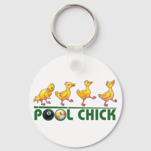 Pool Chick Sleutelhanger