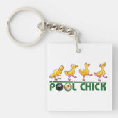Pool Chick Sleutelhanger (voorkant)