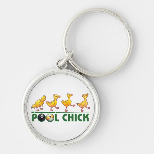 Pool Chick Sleutelhanger (Voorkant)