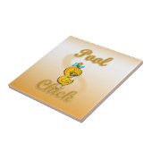 Pool Chick Tegeltje (Zijkant)