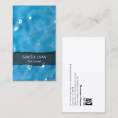 Pool Cleaner Clear Blue Water Visitekaartje (Voorkant / Achterkant)
