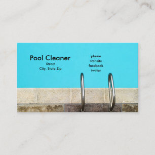 Pool Cleaner Visitekaartje