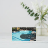 Pool Cleaner Visitekaartje Duidelijk Zwembad (Staand voorkant)