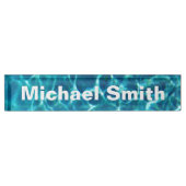 Pool Cool Blue Water Naambordje (Voorkant)