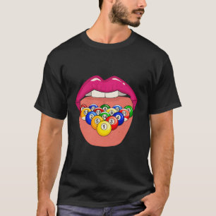 Pool Cool - Cue 8-Ball Biljart T-shirt