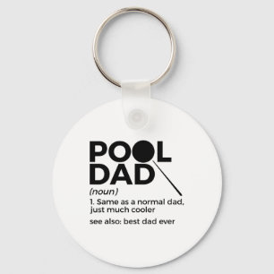 Pool Dad Definition Funny Billiards Best Pap Ever Sleutelhanger