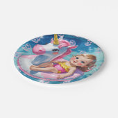 Pool Days Papieren Bordje (Gekanteld)