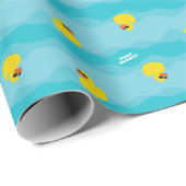 Pool en Eenden Verpakkend Document Cadeaupapier (Rol Hoek)