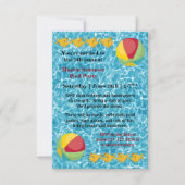 Pool Fish Ball - Invitation de la partie de pool 3 (Devant)