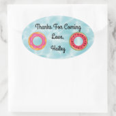 Pool Floatie Party Dank u Sticker (Tas)