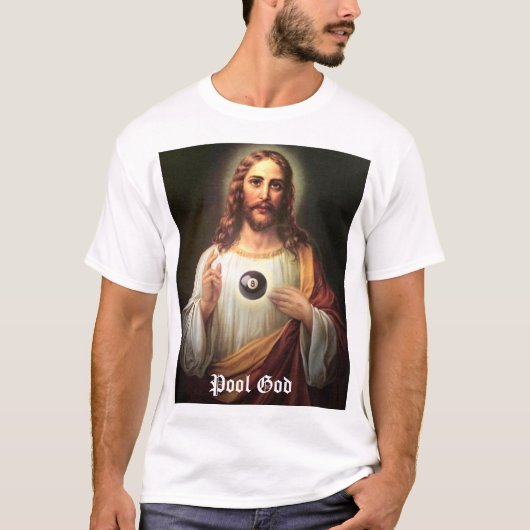 Pool God T-shirt (Voorkant)
