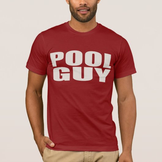 Pool Guy T-shirt (Voorkant)
