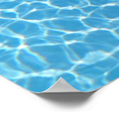 Pool haar geen plezier in pools poster (Hoek)