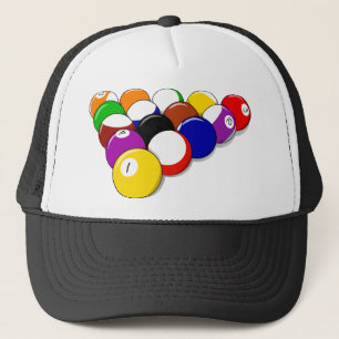 Pool Hall Balls Rack Em Sports Leisure Billiards Trucker Pet