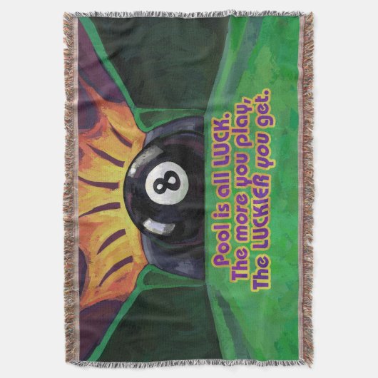 Pool is Luck Deken (Voorkant Verticaal)