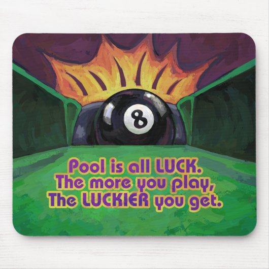 Pool is Luck Muismat (Voorkant)