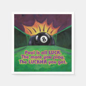 Pool is Luck Servetten (Voorkant)