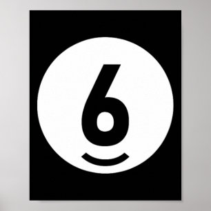 Pool LL 6 bijpassende biljart cadeau Easy Hallowee Poster