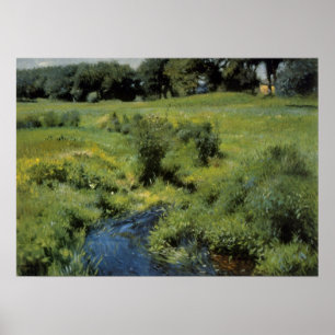 Pool Medfield van Dennis Miller Bunker, kunst Poster