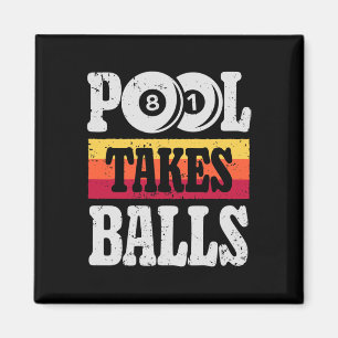 Pool neemt grappige biljart speler 8 bal geschenke magneet