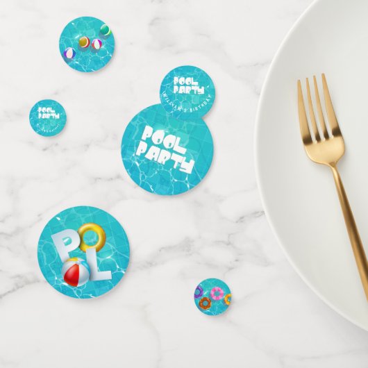 Pool Party Birthday Confetti (Groep)