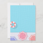 Pool Party Birthday Invitation - Summer Theme (Dos)