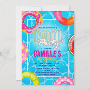 Pool Party Birthday Kaart