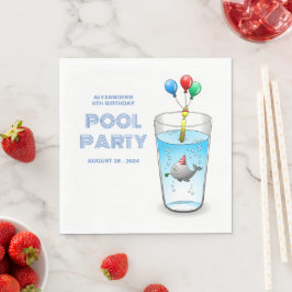 Pool Party Birthday Servet