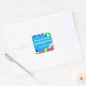 Pool Party Birthday Summer Beach Swimming Label (Envelop)