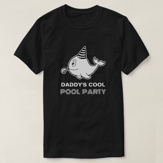 Pool Party Birthday T-shirt (Design voorkant)