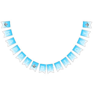 Pool Party Birthday Vlaggetjes