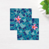 Pool party blues rose fleur flottante couleur pop (Bureau)