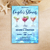 Pool Party Cocktail Couple's Douche Kaart