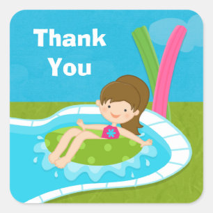 Pool Party Dank u Sticker
