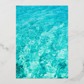 Pool Party Folie Uitnodiging (Achterkant)