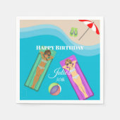 Pool Party for 30th Birthday Servet (Voorkant)