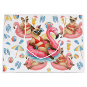 Pool Party for Siamese Cat lovers Groot Cadeauzakje (Voorkant)