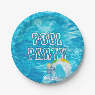 Pool Party Fun Paper-Bord Papieren Bordje