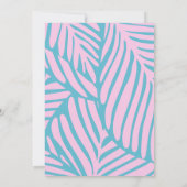 Pool Party Girl, Pink Anniversday Party Invitation (Dos)