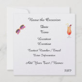 Pool Party - GLIMLACH! Kaart (Achterkant)