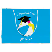 Pool Party Graduation Party Groot Cadeauzakje (Achterkant)