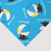 Pool Party Graduation Party Tissuepapier (Detail)