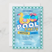pool party invitation (Devant)
