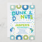 Pool Party Invitation Dunk Et Donuts Pool Party (Devant)